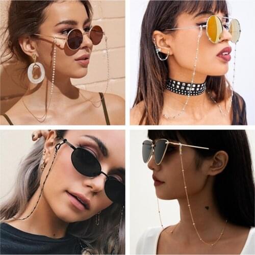 Steampunk Glasses Chain Long Necklace/Glasses Fashion Neck Strap Metal Chain landyard Jewelry For Women Decoration Accessories