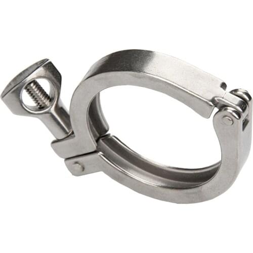 1/2" 3/4" 1" 1.5" Tri Clamp 304 Stainless Steel Sanitary Pipe Fitting Quick to Connect