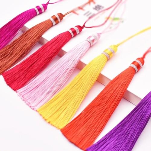 5/10/20 Pcs Fluorescent Head Tassels Ornament Pendant DIY Jewelry Curtain Garments Decor Accessories Key Chain Bookmark Fringe