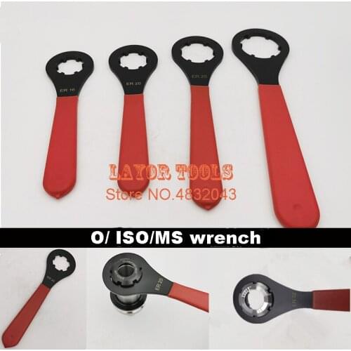 ER nut wrench ER16 ER20 ER25 ER32 ER40 clamping nut special spanner keys for nut tightening