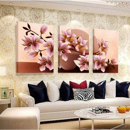 Pictures Canvas Painting Home Decoration Pictures Wall Pictures For Living Room Modular Orchid Wall Painting Flower No Frame