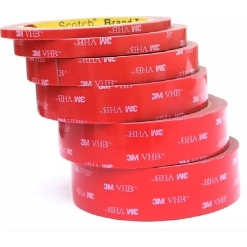 3M Double Sided Tape For Car VHB Strong Sticky Adhesive Tape Anti-Temperature Waterproof Office Decor width/5/6/8/10/15/25/30mm