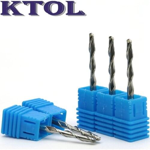 3.175*22mm 2 Flute Tungsten Carbide Cutter Ball Nose CNC router bits end mill, 3D Engraving Tools CNC router bits for wood MDF
