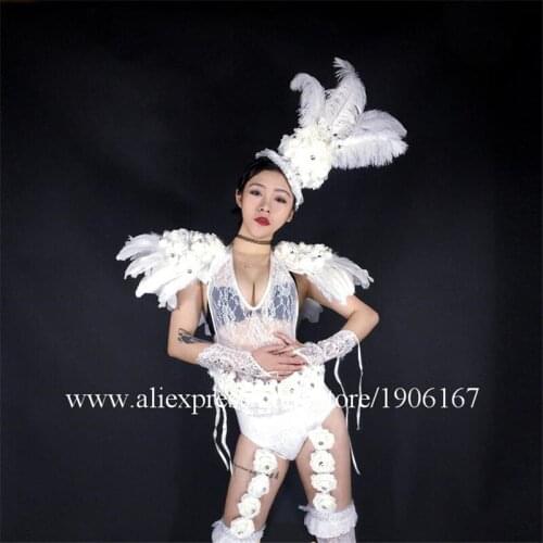 New Design Evening Lady Sexy Dress DS Models Ballroom Costume for TV Stage Show Performance Clothes