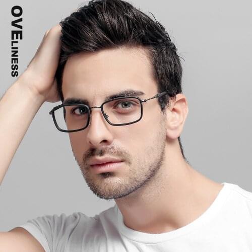 Eyeglasses frames for men Computer Optical Transparent lens women myopia glasses Spectacle For Male prescription Eyewear Frames