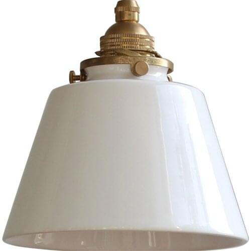 Simple Modern Pendant Lamp LED Loft Decor Brass Ceramics Hanging Light Dining Room Home Lighting Antique Droplight Luminaire