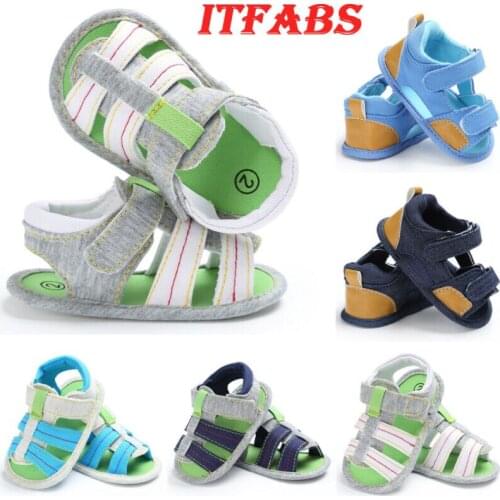 Lovely Baby Infant Kids Soft Sole Canvas Crib Shoes Toddler Newborn Sandals Shoes 0-18M