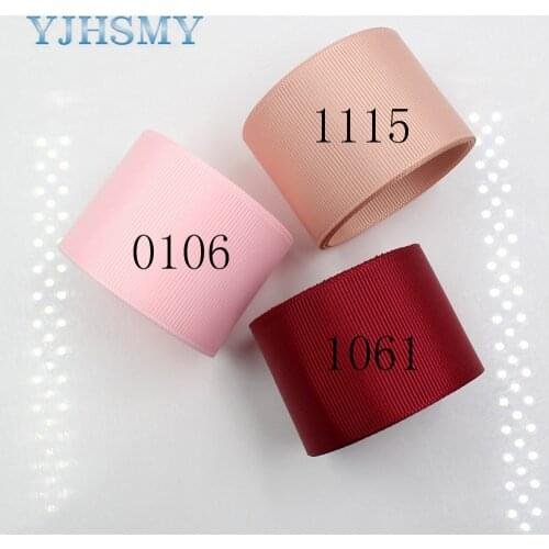 YJHSMY,J-171109-38MM,38 mm 5 yards Solid Color Ribbons Thermal transfer Printed grosgrain,clothing Accessories DIY handmade