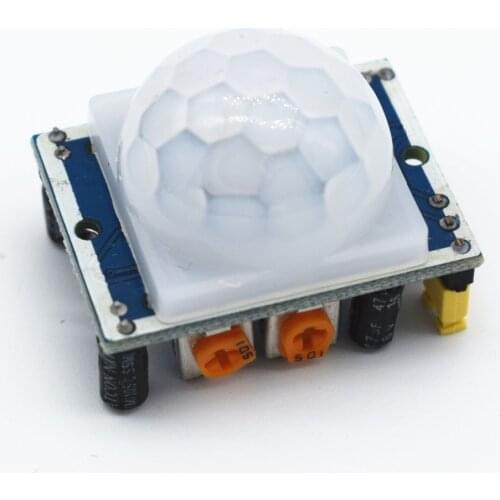 100PCS HC-SR501 Adjust IR Pyroelectric Infrared PIR Motion Sensor Detector Module