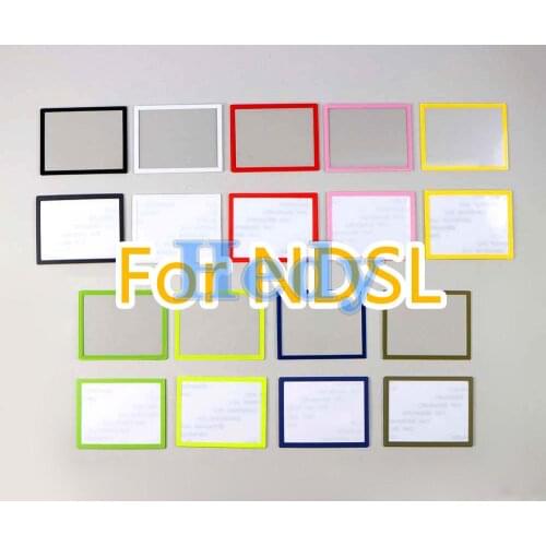 100PCS Top Upper LCD Screen Cover Bottom Lower Frame Plastic Cover Screen For DS Lite For NDSL Game Console Plastic lens