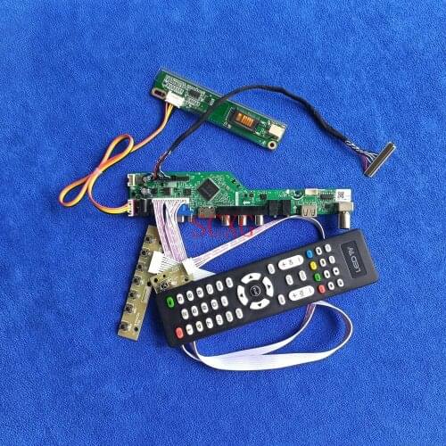 1366*768 1CCFL For B156XW01/LP156WH1 Kit Analog Signal LVDS 30 Pin LCD monitor drive controller board HDMI-compatible USB AV VGA