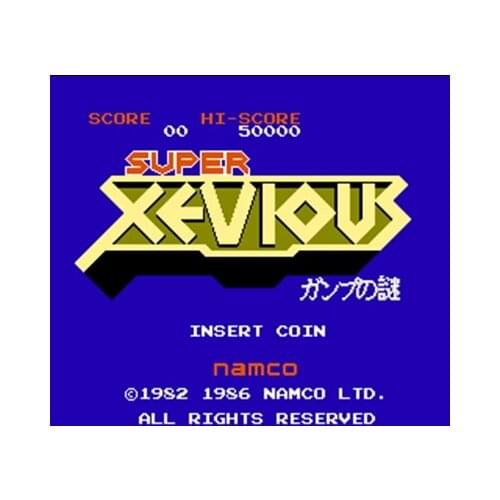 Vs_xevious-romset2 Region Free 60 Pin 8Bit Game Card For Subor Game Players