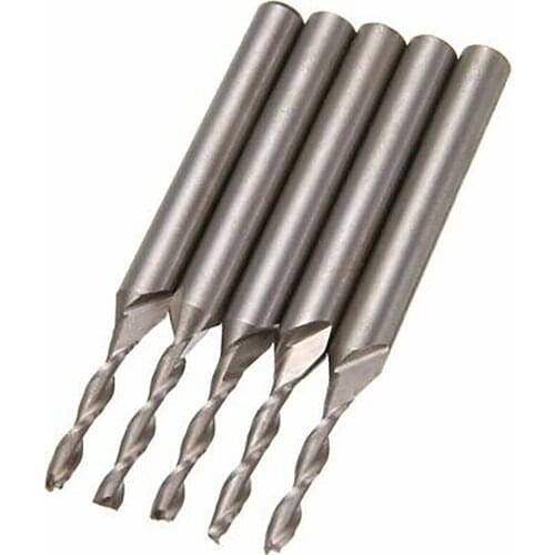 3 Flute HSS End Mill 3mm Aluminium CNC Bit Kit End Mill Cutter Extended