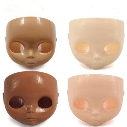 5 Colors Doll Face Plate Including the Back Plate and Screws Factory Wholesale Face-piece White Face Black Face Makeup Tools