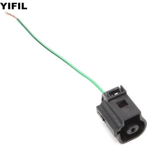 5pcs/lot 1 Pin/Way Polig STECKER Oil Pressure Sensor Connector Plug With Wire Pigtail For AUDI Q5 Q7 VW 1J0 973 081 1J0973081