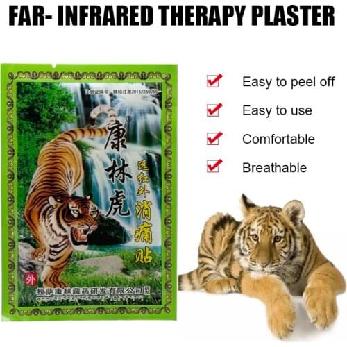 8PCS Pain Relief Patch Far IR Tiger Balm Patch Treatment Muscular Stiff Joint Patch Relief Rheumatoid Promote Blood Cycle