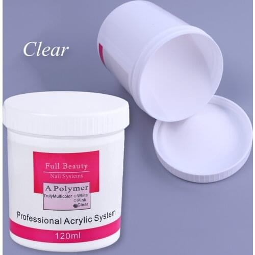 Acrylic Powder Nails Include Box120G 1pcs Acrylic Powder Carving Crystal Polymer Nail Builder Manicure Acrylic Powder for Nails