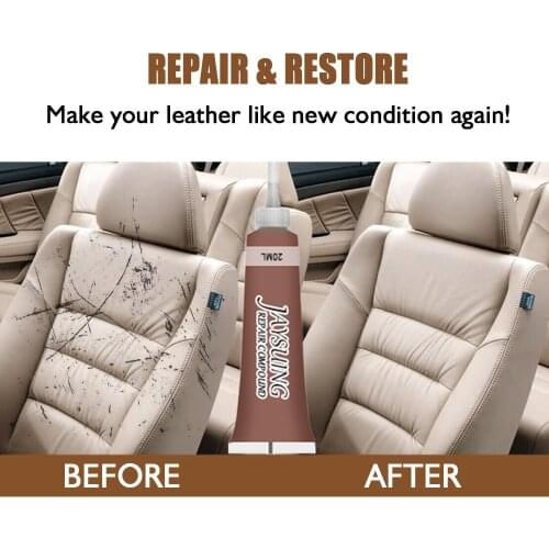 Car Leather filler Repair Cream Vinyl Repair Filler Scratch Restoration Cracks Rips Tool Liquid Skin Cleaner Car Accseeories
