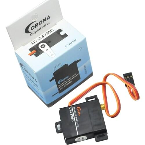 Corona DS239MG Metal Gear Digital Slim Wing Mini Servo 22g / 4.6kg/0 .14 sec