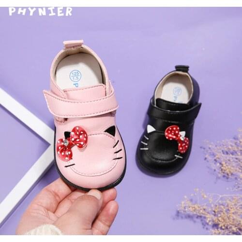 2019 spring girl Korean version of princess shoes children 1-3-5 years old baby toddler cartoon tendon soft bottom shoes