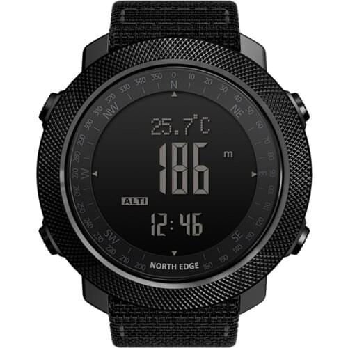 For NORTH EDGE Sport Digital Watch Hours Outdoor Sports Military Army Multi-function Smart Watches Compass Waterproof