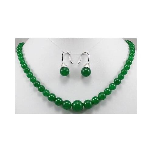 6-14mm green/purple/red/yellow tiger eye stone necklace earrings gem jewelry SET Quartz stone Crystal Women