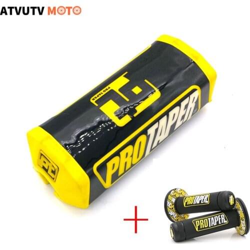 Square Motocross Handlebar Chest Protector with handgrip For 28mm 1-1/8 Dirt Bike Pit Bike ATV Quad Pro Taper KTM EXC KLX