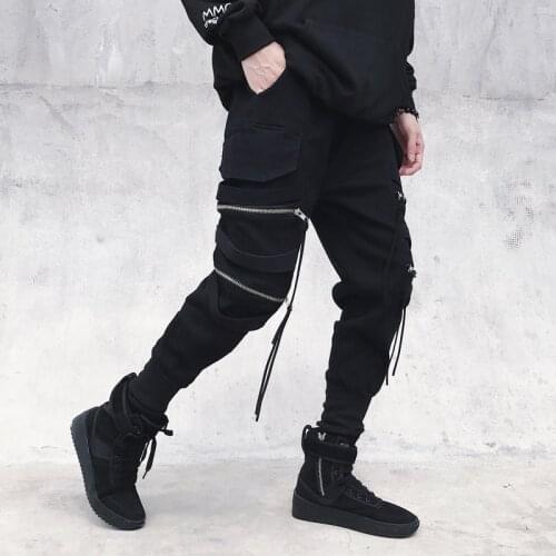 New 2021 Mens Fashion Autumn Summer Cotton Pants Hip Hop Elastic Waist Pants
