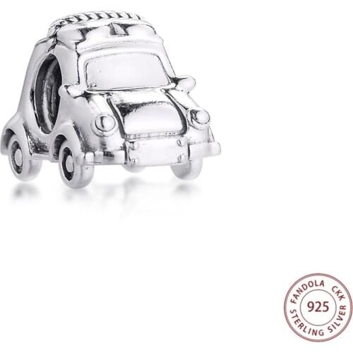 Fits Pandora Bracelet Charms 925 Original Sterling Silver Electric Car Beads DIY Jewelry Making Bijoux Femme 2021 Spring New