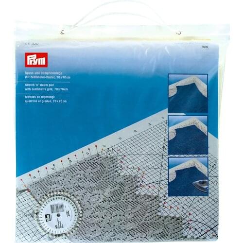 Germany Prym stretchable, steam mat, 611320, stretch "n" steam pad with centimetre grid, 70*70mm, patchwork, sewing supplies