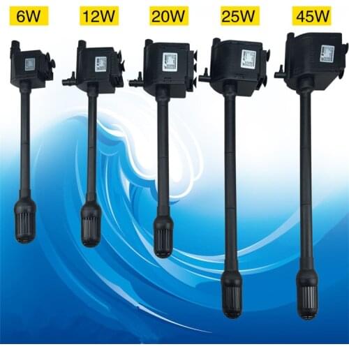 Sunsun 6W 12W 20W 25W Multi-Function Submersible Pump for Aquarium Fish Tank Oxygen Water Pump Powerhead 650L/H 1200L/H