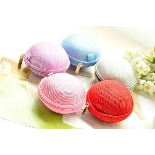 Unisex small coin purse canvas earphone bag portable clutch bags Simple stylish coin and key case multifunctional zipper purses