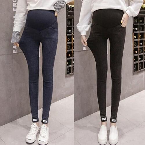 Skinny Jeans Maternity Pants Trousers For Pregnant Women Leggings Stretch Denim Pencil Pants Pregnancy Jeans Maternity Leggings
