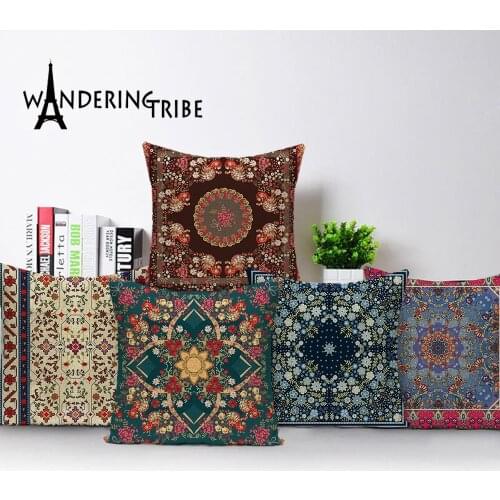 Scandinavian Style Vintage Throw Pillow Covers Geometric Cushions Farmhouse Decorative Cushion Cover Sofa Home Decor Pillow Case