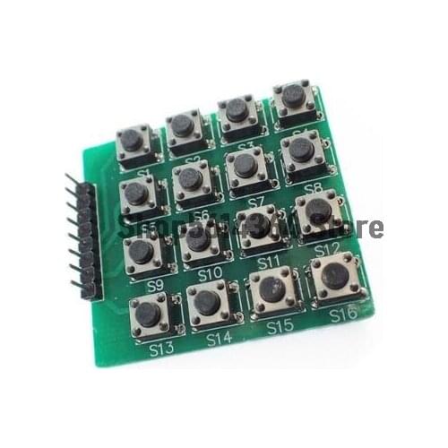 4x4 Matrix 16 Keypad Keyboard Module 16 Button Mcu for Arduino