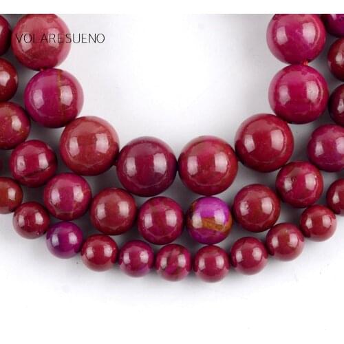 6/8/10mm Sugilite Stone Natural Stone Round Beads For Jewelry Making Spacer Loose Beads Diy Bracelet Wholasale 15"