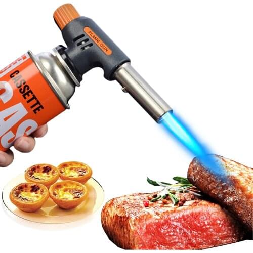 Automatic Ignition Gun Soldering Butane Airbrush Jet Flame Gas Lighter Welding Burner Blowtorch Outdoor Barbecue Spray Gun Tools