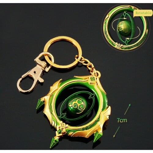 Genshin Impact Sword Keychains Yasha Xiao Mask Cosplay Alloy Key Chains Weapons Skyward Blade Key Rings Lanyard Gifts Souvenir