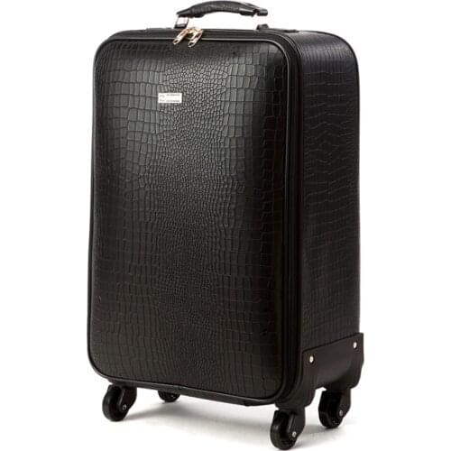 Brand Cowhide rolling luggage Real Leather trolley suitcase universal wheel mens luxury luggage bags female travel luggage