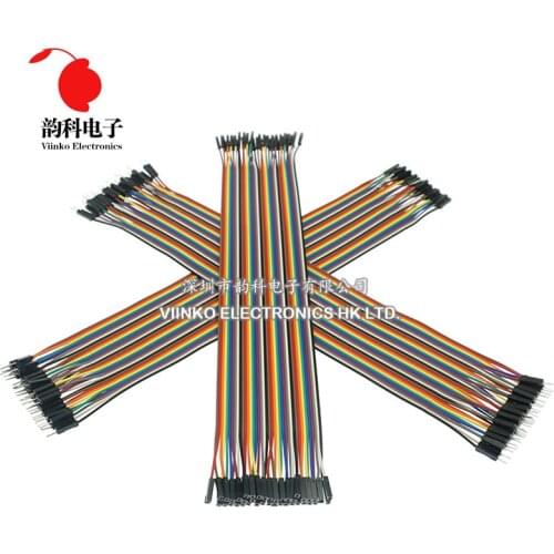 Dupont Line 120pcs 30cm Male to Male + Male to Female and Female to Female Jumper Wire Dupont Cable for Arduino