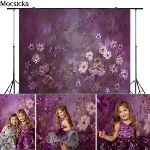 Mocsicka Abstract Texture Flower Photography Background Old Master Of Art Backdrop Child Pregnant Woman Portrait Props Studio