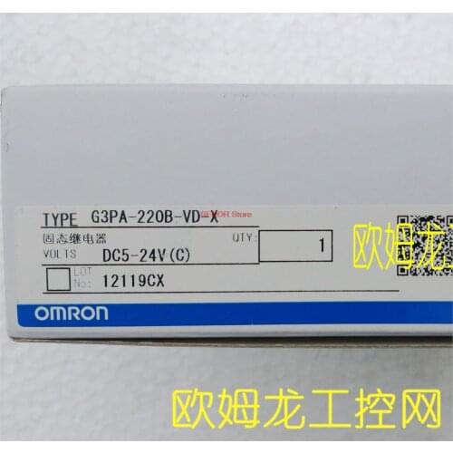 G3PA-220B-VD-X solid state relay DC5-24 brand new original