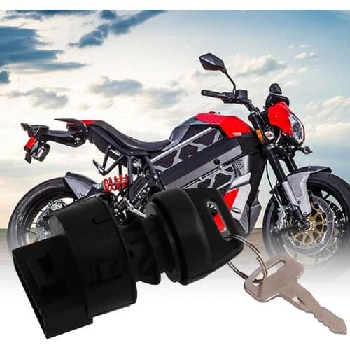 Motorcycle 3 Positions Ignition Key Switch for Polaris RZR 570 800 900 1000