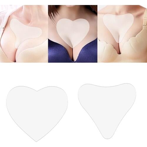 Reusable Anti Wrinkle Chest Pad Silicone Transparent Removal Patch Face Skin Care Anti Aging Breast Lifting Chest Patch Flesh