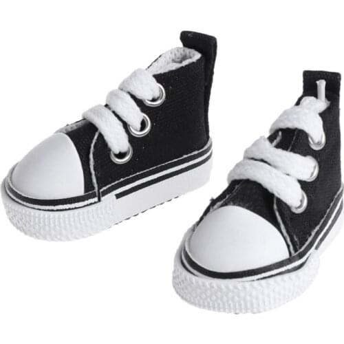 5cm Doll Shoes Accessories Canvas Fashion Summer Toys Mini Sneakers Denim Boots 090B