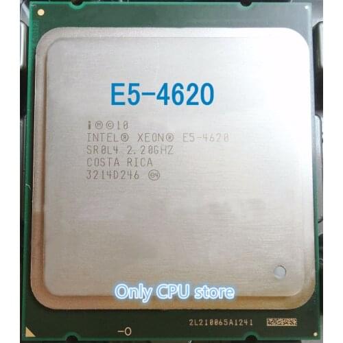 E5-4620 Original Intel Xeon E5 4620 2.2GHZ 8-Core 16MB SmartCache FCLGA2011 95W free shipping