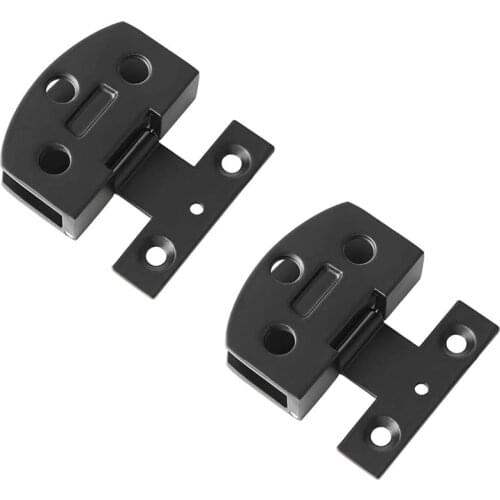 HLZS-2Pcs Glass Hinge Wine Cabinet Door Showcase Hinge Frameless Tempered Glass Clip Pet Cabinet Door Clip Loose Leaf