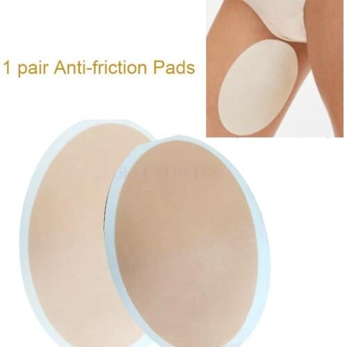 1 Pair Disposable Sweat Thigh Protection Patch Unisex Spandex Invisible Body Anti-friction Pads Patches for Outdoor