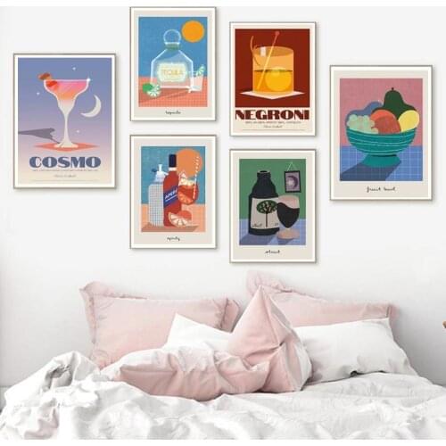 Modern Goddess Poster Boho Art Painting Woman Portrait Abstract Wall Pictures Girl Power Illustration Home Decor Girl Room Decor