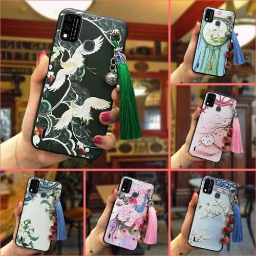 TPU Anti-dust Phone Case For Itel A48 New Arrival tassel Soft Back Cover Cover Dirt-resistant
